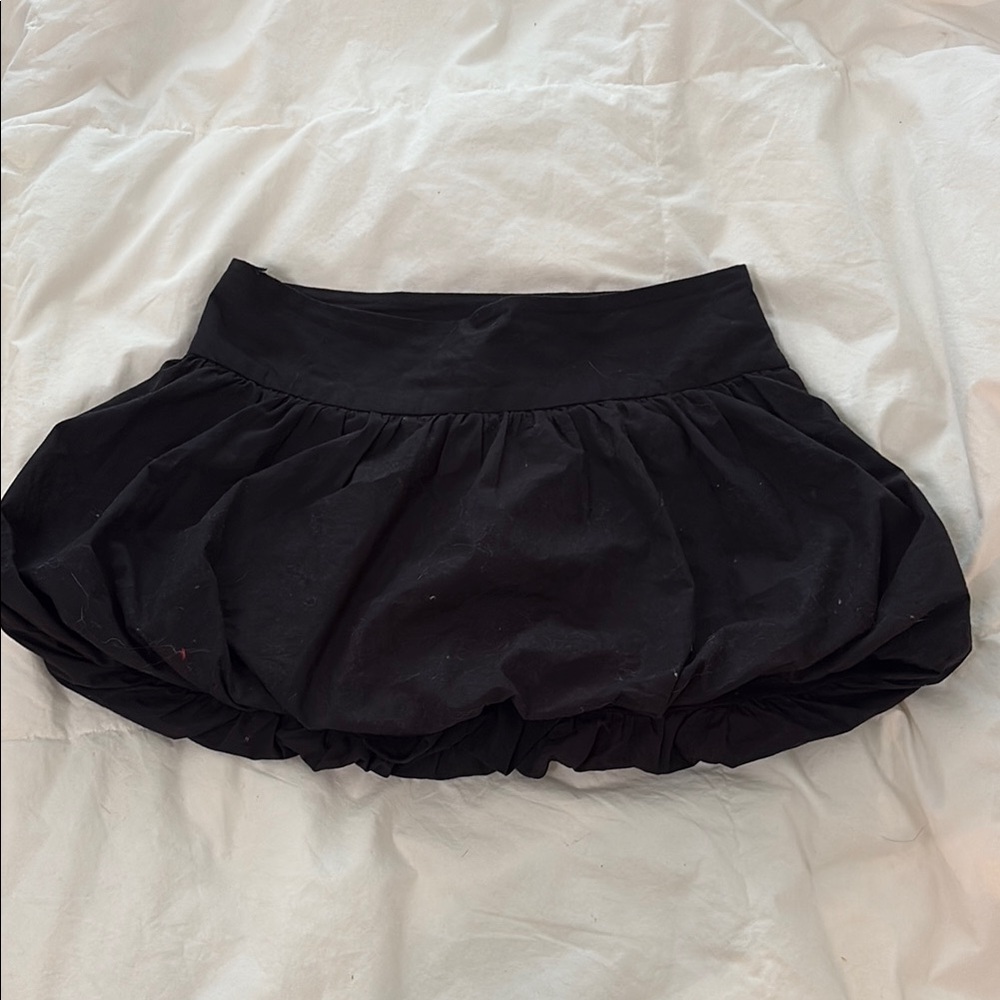 Stylish Black Bubble Skirt